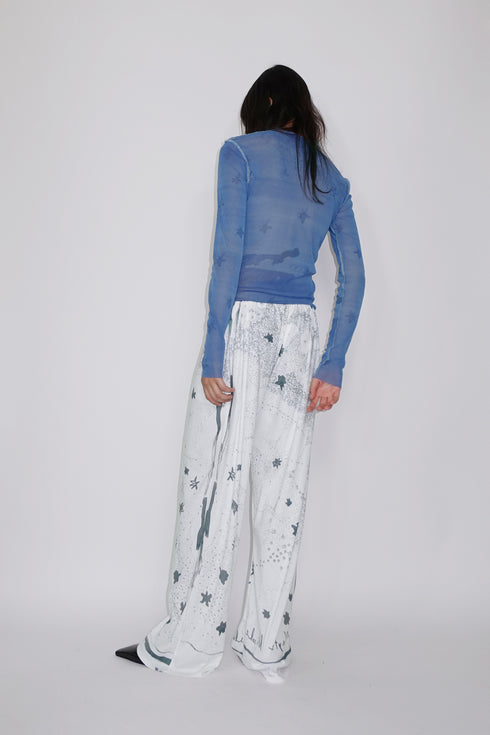 Mayte × Cycle DRAWING PANTS "starsstarsstars"